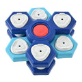3-Layer Dog Treat Puzzle Toy, Blue, Carton of 12